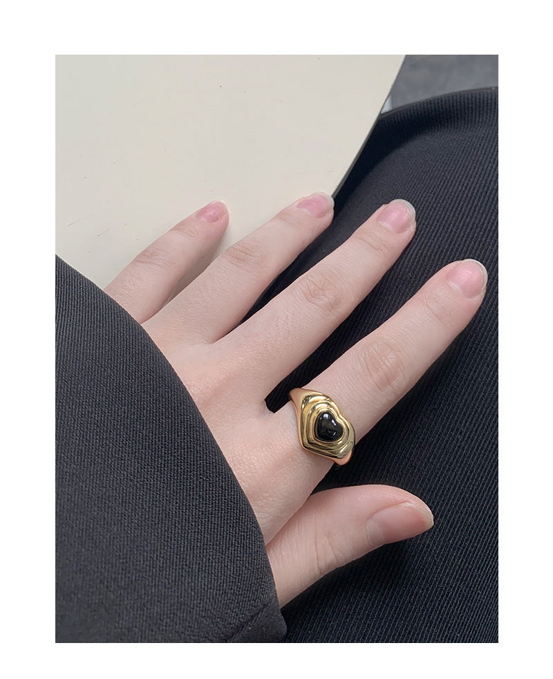 Evelyn Agate Open Ring